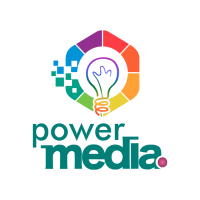 Logo Power Media em Verde